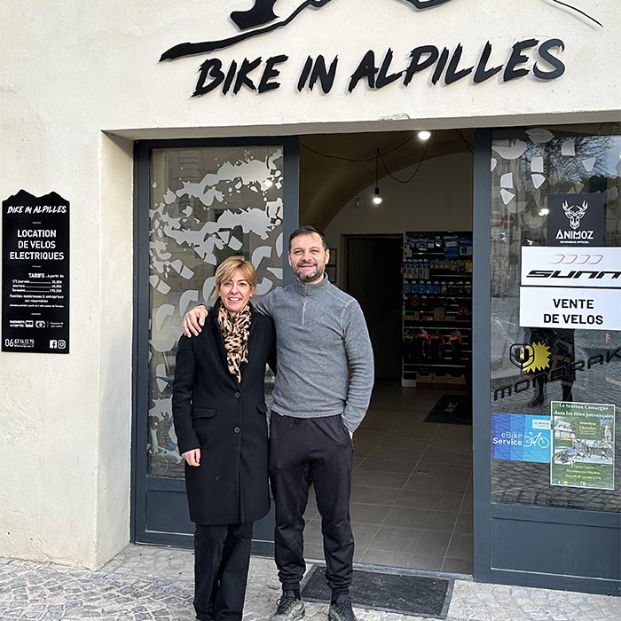 Christophe Simoncini atelier de réparation de vélo à Paradou, Alpilles